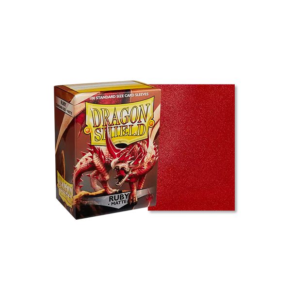 Dragon Shield - Matte Crimson, Shield / Sleeve