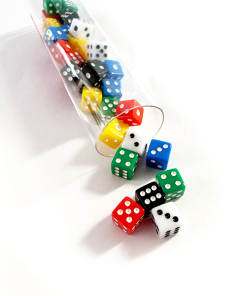 Central Dice - d6 de 8mm: Opaco Sortidos